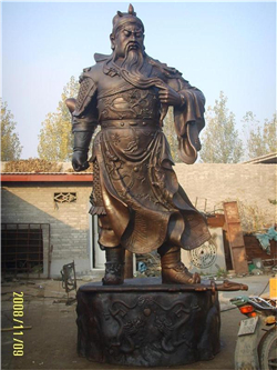 廠(chǎng)家直銷(xiāo)銅關(guān)公像