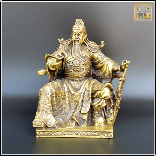 黃銅武財(cái)神關(guān)公像鑄造.jpg 黃銅武財(cái)神關(guān)公像鑄造.jpg