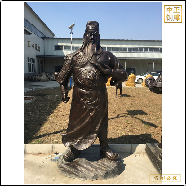 廠(chǎng)家供應(yīng)武財(cái)神銅像